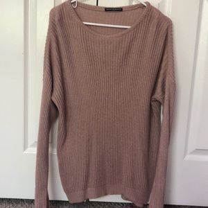Brandy Melville Soft Light Pink Sweater